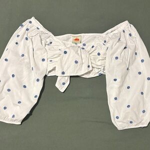 FARM Rio Bow Front Crop Top